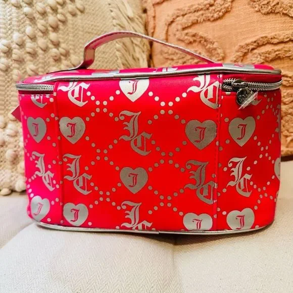 💕 SOLD 💕 NWT Juicy Couture Logo Pink Makeup Bag - Picture 6 of 6